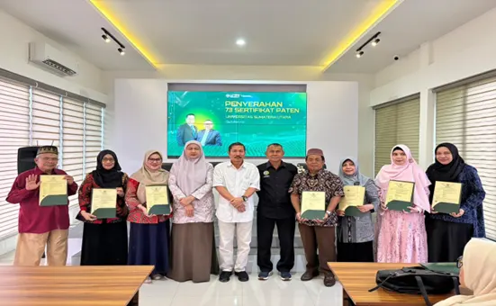 FKM USU Lecturers Achieve Patent Certificate in 2026
